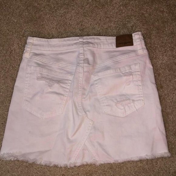 American Eagle Distressed Denim Skirt - Picture 2 of 2